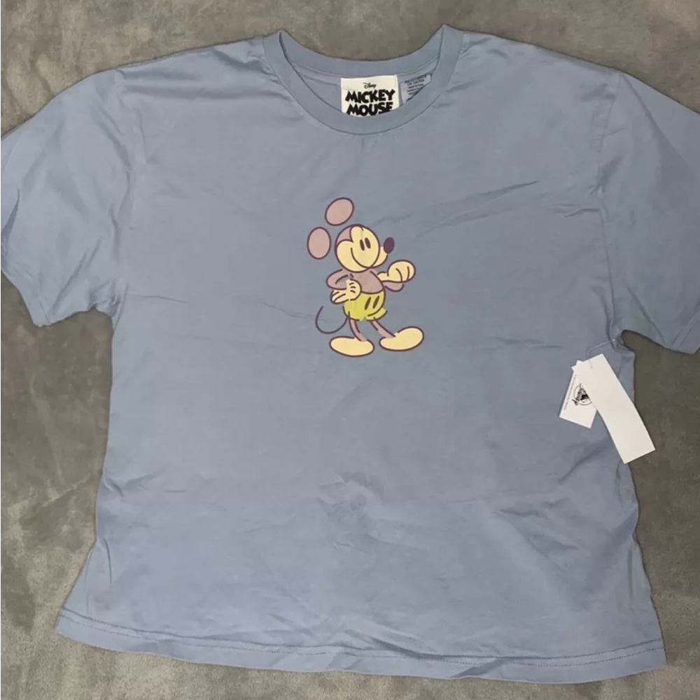 Disney Mickey Mouse Women’s Medium Blue T-Shirt